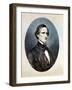 Jefferson Davis, President of the Confederate (Southern) States-Thomas Hicks-Framed Giclee Print