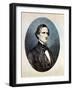 Jefferson Davis, President of the Confederate (Southern) States-Thomas Hicks-Framed Giclee Print