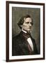 Jefferson Davis, President of the Confederate States of America-null-Framed Giclee Print