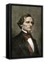 Jefferson Davis, President of the Confederate States of America-null-Framed Stretched Canvas