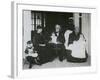 Jefferson Davis with Family-Science Source-Framed Giclee Print