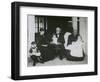 Jefferson Davis with Family-Science Source-Framed Premium Giclee Print