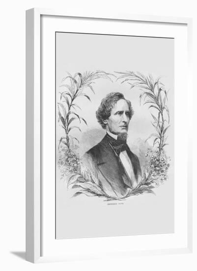 Jefferson Davis-Frank Leslie-Framed Art Print