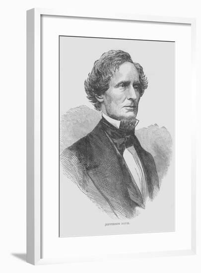 Jefferson Davis-Frank Leslie-Framed Art Print