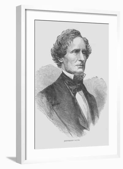 Jefferson Davis-Frank Leslie-Framed Art Print