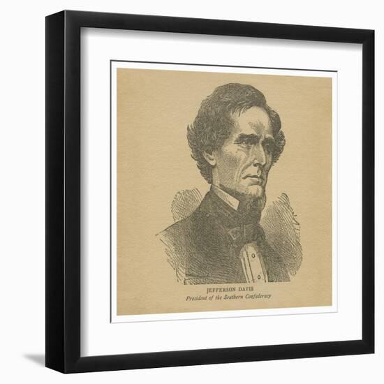 Jefferson Davis-null-Framed Art Print