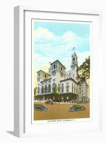 Jefferson Hotel, Richmond, Virginia-null-Framed Art Print