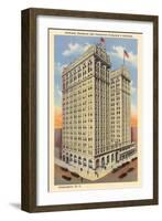 Jefferson Insurance Building, Greensboro-null-Framed Art Print