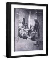 Jefferson Listening to the 'Treason Speech'-Charles Mills Sheldon-Framed Giclee Print