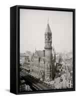 Jefferson Market Court House, New York-null-Framed Stretched Canvas