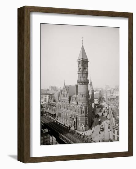 Jefferson Market Court House, New York-null-Framed Photo