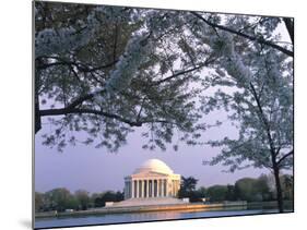 Jefferson Memorial and Cherry Blossoms at Sunrise, Tidal Basin, Washington Dc, Usa-Scott T. Smith-Mounted Photographic Print