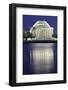 Jefferson Memorial and Tidal Basin in April.-William Perry-Framed Photographic Print