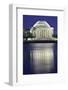 Jefferson Memorial and Tidal Basin in April.-William Perry-Framed Photographic Print