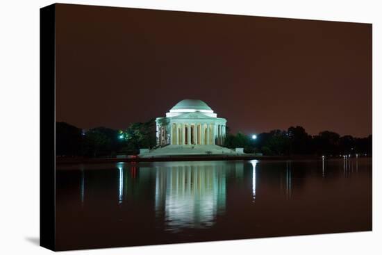 Jefferson Memorial at Night, Washington DC-sborisov-Stretched Canvas
