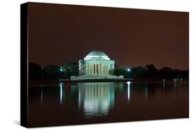 Jefferson Memorial at Night, Washington DC-sborisov-Stretched Canvas