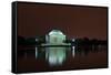 Jefferson Memorial at Night, Washington DC-sborisov-Framed Stretched Canvas