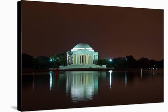 Jefferson Memorial at Night, Washington DC-sborisov-Stretched Canvas