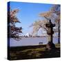 Jefferson Memorial from across the Lake-null-Stretched Canvas