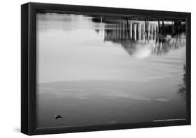 Jefferson Memorial Reflected in Tidal Basin-null-Framed Poster