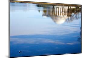 Jefferson Memorial Reflection Washington DC-null-Mounted Poster