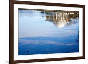 Jefferson Memorial Reflection Washington DC-null-Framed Photo