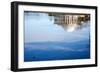 Jefferson Memorial Reflection Washington DC-null-Framed Photo