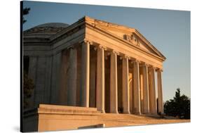 Jefferson Memorial Sunset-Steve Gadomski-Stretched Canvas