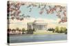 Jefferson Memorial, Tidal Basin-null-Stretched Canvas