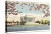 Jefferson Memorial, Tidal Basin-null-Stretched Canvas