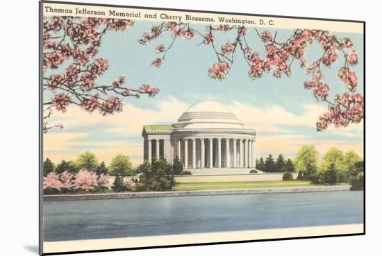 Jefferson Memorial, Tidal Basin-null-Mounted Premium Giclee Print