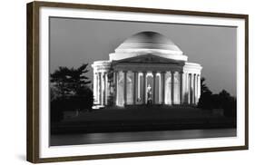 Jefferson Memorial, Washington, D.C. - Black and White Variant-Carol Highsmith-Framed Art Print