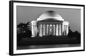 Jefferson Memorial, Washington, D.C. - Black and White Variant-Carol Highsmith-Framed Art Print