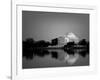 Jefferson Memorial, Washington, D.C. Number 2 - Black and White Variant-Carol Highsmith-Framed Art Print