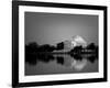 Jefferson Memorial, Washington, D.C. Number 2 - Black and White Variant-Carol Highsmith-Framed Art Print