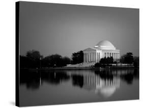 Jefferson Memorial, Washington, D.C. Number 2 - Black and White Variant-Carol Highsmith-Stretched Canvas