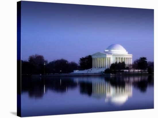 Jefferson Memorial, Washington, D.C. Number 2 - Vintage Style Photo Tint Variant-Carol Highsmith-Stretched Canvas