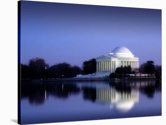 Jefferson Memorial, Washington, D.C. Number 2 - Vintage Style Photo Tint Variant-Carol Highsmith-Stretched Canvas