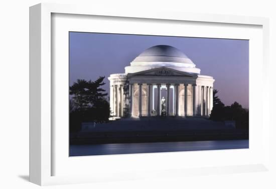 Jefferson Memorial, Washington, D.C. - Vintage Style Photo Tint Variant-Carol Highsmith-Framed Art Print