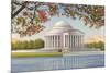 Jefferson Memorial, Washington D.C.-null-Mounted Premium Giclee Print