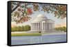 Jefferson Memorial, Washington D.C.-null-Framed Stretched Canvas