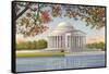 Jefferson Memorial, Washington D.C.-null-Framed Stretched Canvas