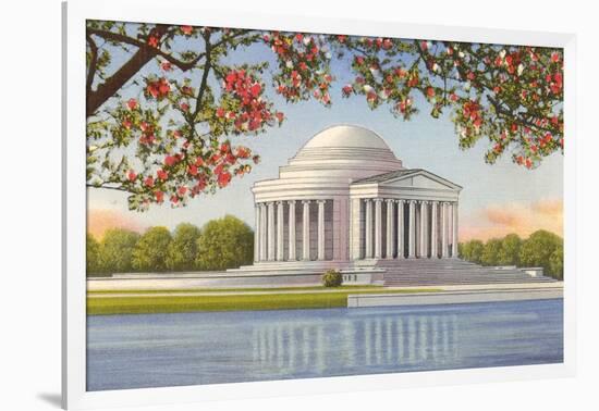 Jefferson Memorial, Washington D.C.-null-Framed Art Print