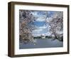 Jefferson Memorial with cherry blossoms, Washington, D.C. - Vintage Style Photo Tint Variant-Carol Highsmith-Framed Art Print