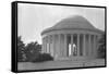 Jefferson Memorial with Profile of Statue of Jefferson-GE Kidder Smith-Framed Stretched Canvas