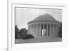 Jefferson Memorial with Profile of Statue of Jefferson-GE Kidder Smith-Framed Photographic Print