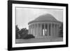 Jefferson Memorial with Profile of Statue of Jefferson-GE Kidder Smith-Framed Photographic Print