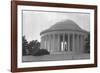 Jefferson Memorial with Profile of Statue of Jefferson-GE Kidder Smith-Framed Photographic Print