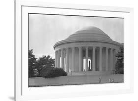 Jefferson Memorial with Profile of Statue of Jefferson-GE Kidder Smith-Framed Photographic Print