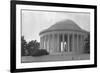 Jefferson Memorial with Profile of Statue of Jefferson-GE Kidder Smith-Framed Photographic Print